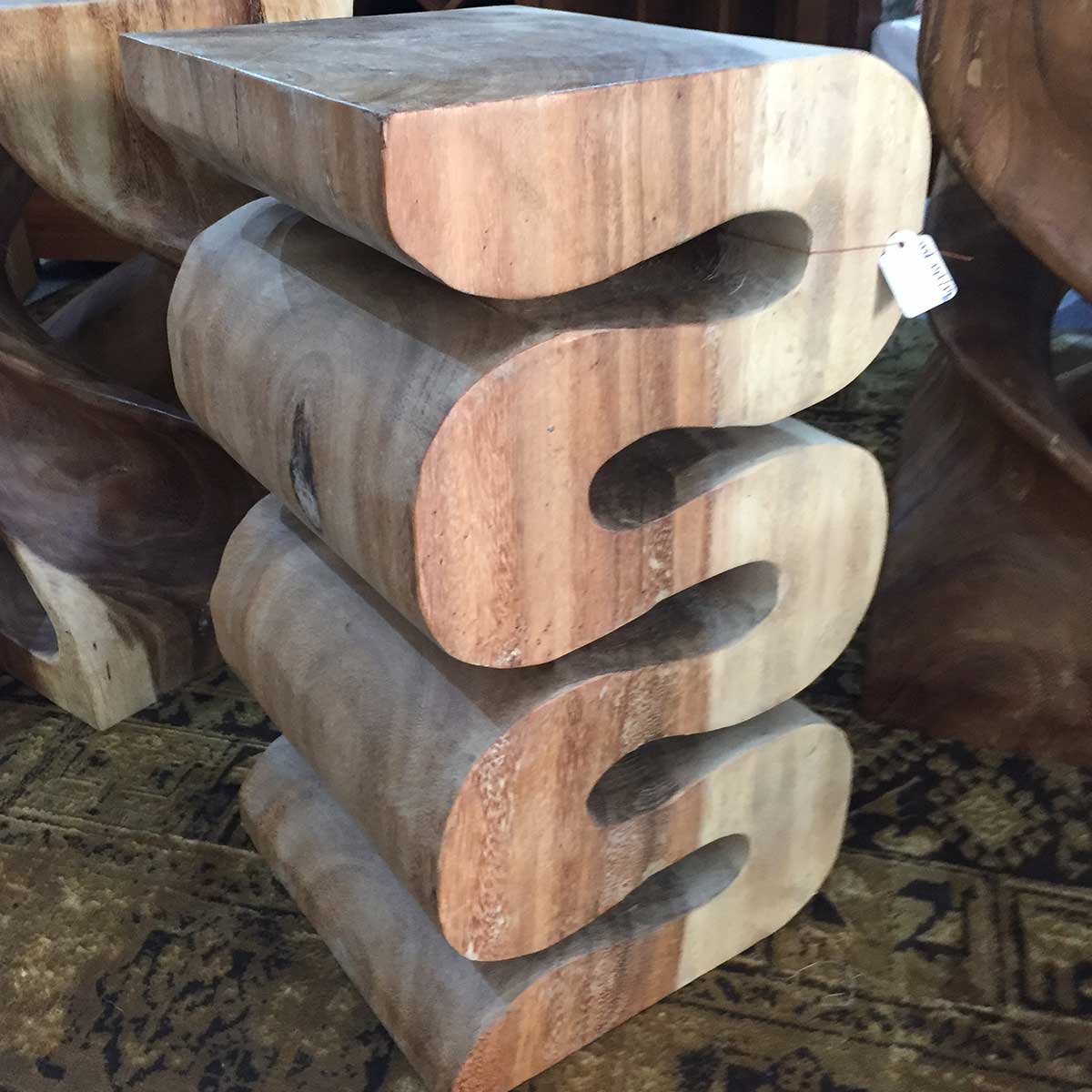 Swerve Twist End Table swerve