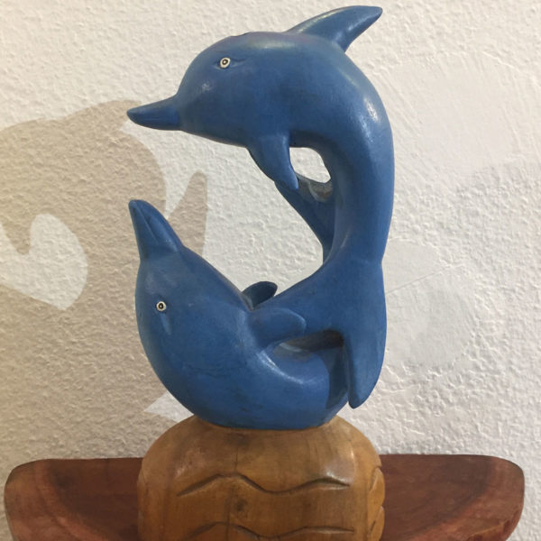 Indonesian-dolphins-Hand-Carved-Natural-color-Vintage-collector’s-item