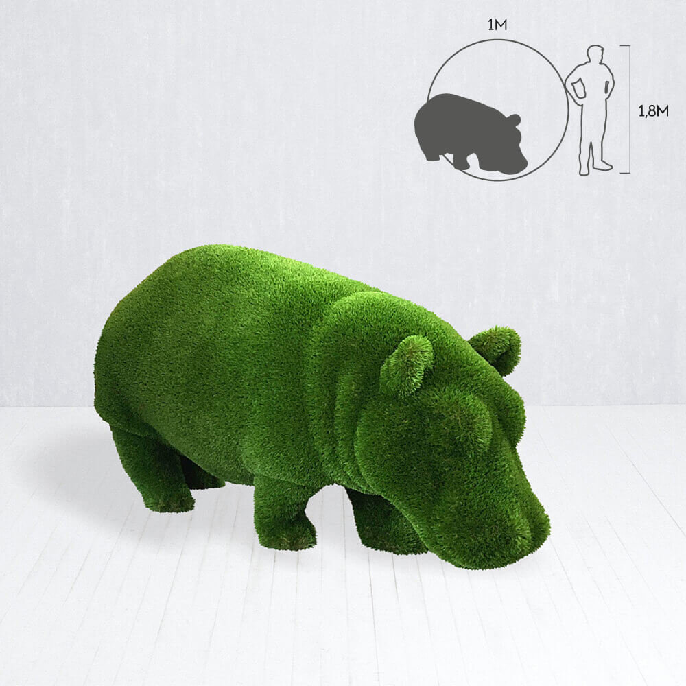 gartenfigur-nilpferd-topiary-wetterfest-gruen-naemi