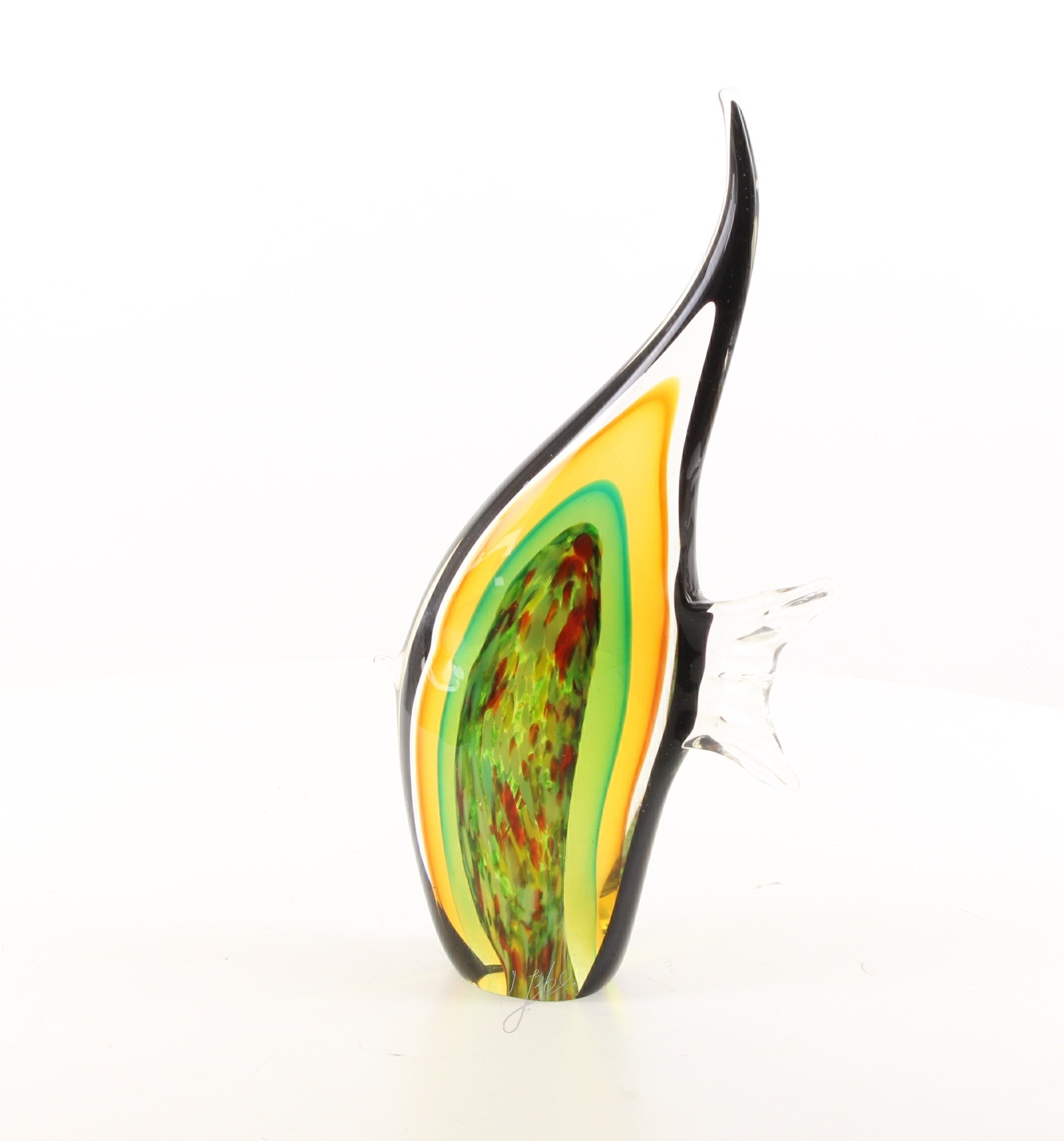 Murano glass sculpture of an angelfish1