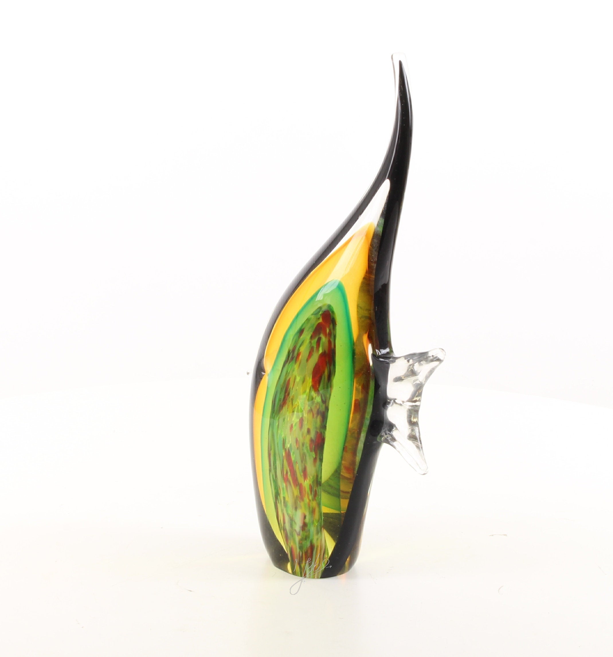 Murano glass sculpture of an angelfish3